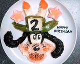 誕生日☆グーフィー プレート作り方9写真