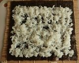簡単★コロッケ入り卵焼きの恵方巻き作り方5写真