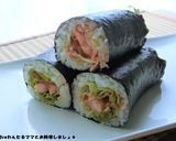 簡単★コロッケ入り卵焼きの恵方巻き作り方9写真
