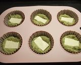 豆腐生地　オレオ抹茶チーズカップケーキ作り方8写真