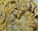 m簡単！きのこと豚の味噌クリームパスタ作り方10写真