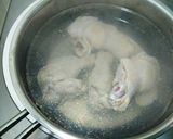 とり手羽元のみそ酢煮作り方1写真