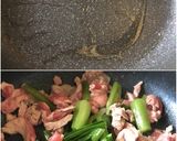 豚コマと野沢菜漬けの炒め煮ガリマヨ仕上げ作り方4写真