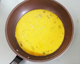 とろとろ煮込みハンバーグ風オムライス作り方3写真