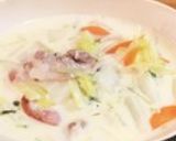 m白菜とベーコンの中華クリーム煮作り方56写真