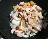 たんぽぽオムライス開いておきました！作り方2写真