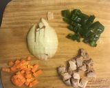 簡単！時短！オープンオムライス作り方1写真