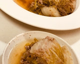 炊飯器で簡単！白菜挽肉の和風ミルフィーユ作り方6写真