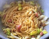 イカの塩辛のスパゲッティ♪作り方3写真