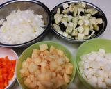野菜たっぷりのコンソメスープ作り方2写真