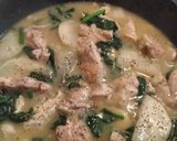 鶏もも肉とかぶの簡単クリーム煮作り方5写真