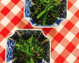 春菊の胡麻和え作り方4写真