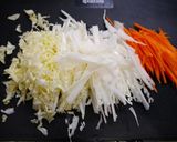脳卒中予防！白菜人参ツナのオイル和え作り方1写真