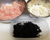 高タンパクヘルシーつくねサンド作り方1写真