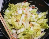 白菜とシーチキンの中華餡掛け豆腐入り作り方3写真