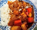 簡単☆ポークカレー　チーズ　根菜入り作り方6写真