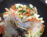 簡単・節約 残り野菜と春雨の丼作り方3写真