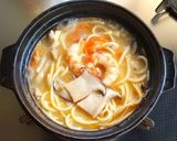 赤エビ入りきのこチャウダー鍋作り方13写真