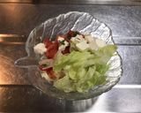オイル漬けチーズの野菜サラダ作り方3写真