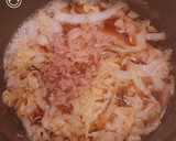 白菜とツナとすりおろし蓮根の餡掛けうどん作り方2写真