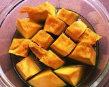 簡単！レンジで時短☆かぼちゃの煮物作り方1写真