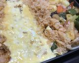 チーズタッカルビ風オムライス作り方9写真