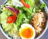 鶏白湯塩そば作り方6写真