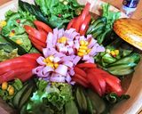 サラダを楽しく!美しく?【お花畑サラダ】作り方19写真
