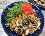 鶏むね肉&キノコ炒めのサラダ☆作り方4写真