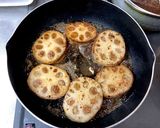 剥がれない◎蓮根はさみ焼き◎作り方7写真
