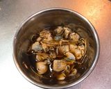 シジミ粥 シジミの醤油漬けを添えて作り方5写真