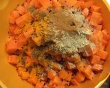 豆腐と人参とブロッコリーのサブジ作り方2写真