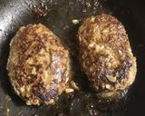 クリームチーズで！チーズinハンバーグ作り方8写真