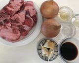 トロトロ牛スジ煮込み作り方1写真