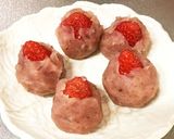 桜あんいちご大福作り方1写真