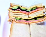 サンドイッチ　胡瓜×ハム×薄焼き玉子作り方9写真