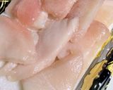 後妻丼！ビントロマグロ牛すき煮丼♪作り方1写真