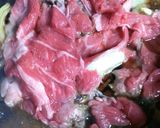 後妻丼！ビントロマグロ牛すき煮丼♪作り方5写真