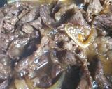 後妻丼！ビントロマグロ牛すき煮丼♪作り方7写真