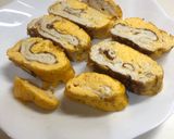 泡だてた卵白と卵黄2層のふわふわ卵焼き作り方4写真