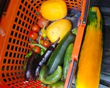 水分少なめ夏野菜カレー作り方1写真