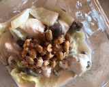 納豆と白菜のクリーム煮のグラタン風作り方2写真