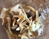 納豆と白菜のクリーム煮のグラタン風作り方3写真