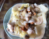 納豆と白菜のクリーム煮のグラタン風作り方4写真
