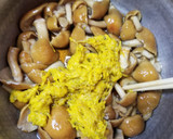 ☆なめこと食用菊の和え物☆作り方1写真