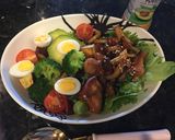 カフェランチ♫コブサラダ丼作り方4写真