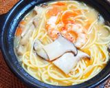 赤エビ入りきのこチャウダー鍋作り方14写真