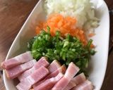 混ぜて完成！変わりオムライス♡作り方1写真
