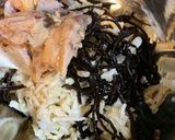 切干ひじき豆苗とサバ缶のポン酢和え作り方4写真
