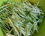 切干ひじき豆苗とサバ缶のポン酢和え作り方5写真